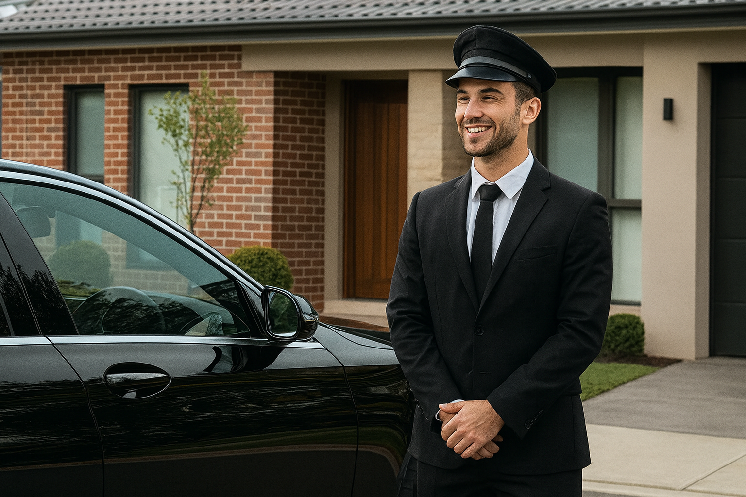 Chauffeur waiting
